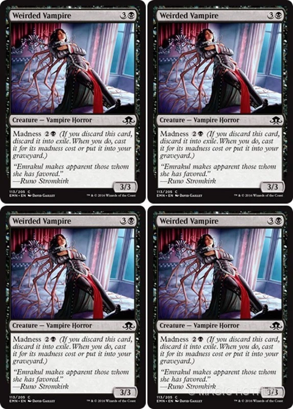 MTG - 4x WEIRDED VAMPIRE - Eldritch Moon (C) - Image 1 of 1