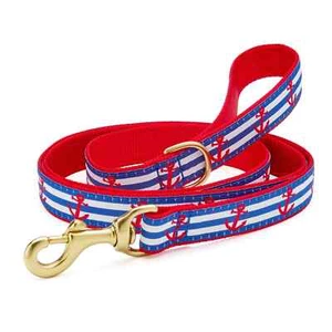 Up Country Hundeleine mit D-Ring, Anchors Away, Made in USA, 5 Fuß Leine - Bild 1 von 2