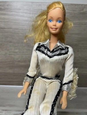 RARO!! Barbie occidental 1980 (europea) ¡con cara de superestrella! ¡Sin guiño! Botas Plus Foto 1 de 4