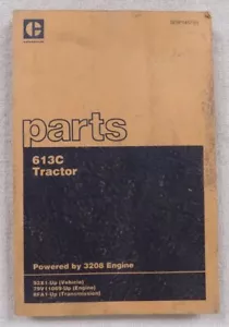 Vintage Caterpillar 613C Traktor Teilekatalog * OEM * KOSTENLOSER VERSAND - Bild 1 von 7