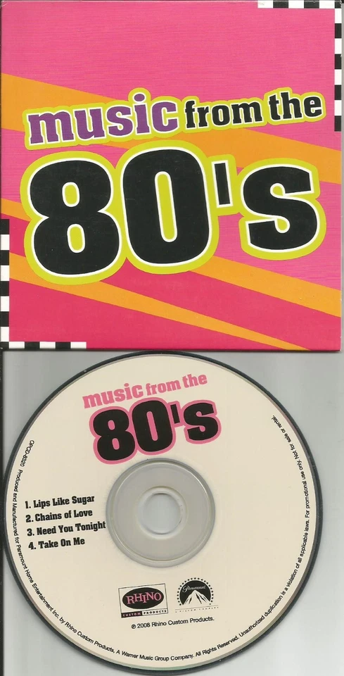 RARE Limited PROMO CD w/ ERASURE Echo & the Bunnymen INXS and A HA aha 2008 USA  - Image 1 of 1