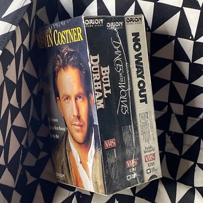 The Best of Kevin Costner 3 VHS Box Set - Dances With Wolves Bull Durham No Way  - Image 1 of 4