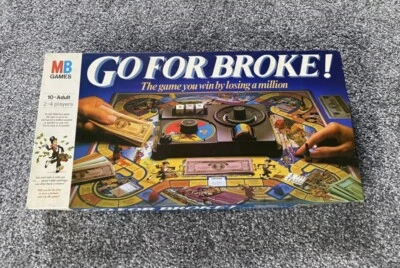 Vintage Go for Broke! Board Game - Squander Your Millions! Family Board Game - Image 1 of 3