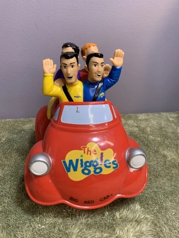 WIGGLES Big Red Car Moving Singing Musical Toy 8" Spin Master 2003 Tested Works Cover