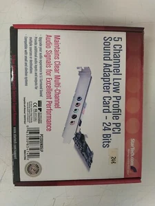 Carte son StarTech 5.1 PCI 5.1 PCISOUND5LP - Photo 1/2