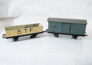 LR F lot Wagon fourgon SNCF et wagon marchandises STEF en O ancien - Picture 1 of 10