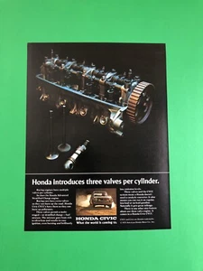 1976 HONDA CIVIC VINTAGE ORIGINAL PRINT AD ADVERTISEMENT PRINTED 1 PAGE - Bild 1 von 1