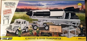 COBI WWII German V2 Rocket & SS100 Transporter 1:35 Building Block Set # 3119 - Picture 1 of 19