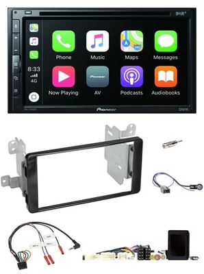 Pioneer DVD 2DIN Lenkrad DAB Bluetooth USB Autoradio für Mitsubishi Outlander 14 - Bild 1 von 4
