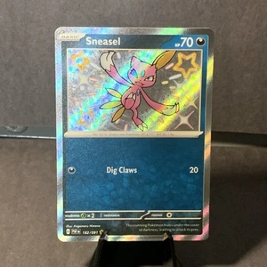 Pokemon TCG Sneasel Baby Shiny Rare SV: Paldean Fates 182/091 NM/M - Picture 1 of 2
