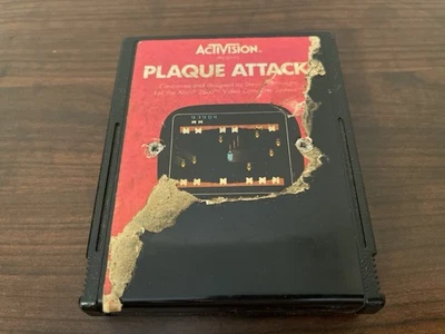 Plaque Attack by Activision, Atari 2600, 1983 Authentic, Cartridge Only, Tested. - Image 1 of 4