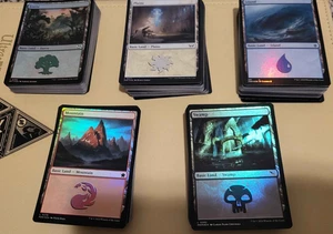 Magic the Gathering Lote de 200 Foil Basic Land - Imagen 1 de 1
