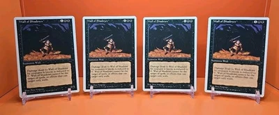 ⚫️⚫️⚫️ (4) 1995 Magic The Gathering CHRONICLES WALL OF SHADOWS NEAR MINT ⚫️⚫️⚫️2 - Image 1 of 4