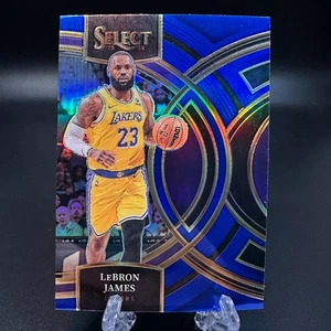 2023-24 Panini Select Premier Blue Prizm LeBron James #135 Los Angeles Lakers - Picture 1 of 2