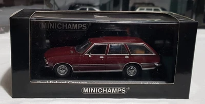 MINICHAMPS 1/43 OPEL REKORD D CARAVAN   1975  ROSSO LE 1008 pz - Immagine 1 di 4