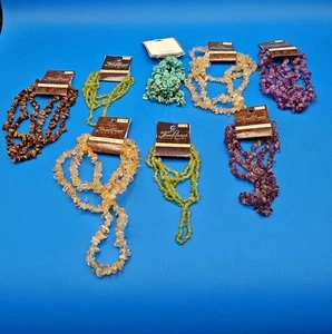 Konvolut Perlenchips Schmuckherstellung Basteln Peridot, Türkis, Citrin, Amethyst - Bild 1 von 9