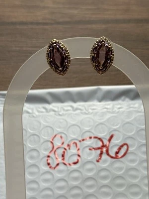 Stud Earrings Bomb Party Fashion Jewelry Chic RBP Yellow Gold P - Image 1 of 4