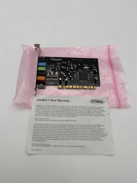Rocketfish 5.1 PCI Sound Card RF-51SDCD - Image 1 of 4