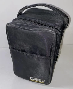 Caseit Black CD Zippered Case Holds 14 Singles, 1 Double, Plastic Reinforced - Picture 1 of 7