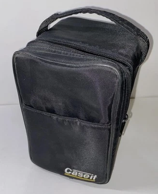 Caseit Black CD Zippered Case Holds 14 Singles, 1 Double, Plastic Reinforced - Image 1 of 4