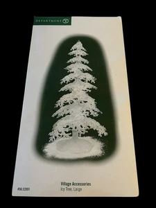 Department 56 Village Access. Icy Tree Large 13” Tall Rare Retired Original Box - Picture 1 of 12