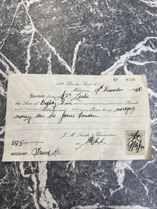 RECIBO DE DOCUMENTO DE COLECCIÓN BOURKE ST MELBOURNE 1940 J M SMITH EMMERTON J CONDON - Imagen 1 de 4