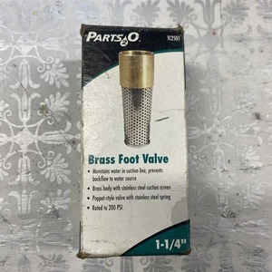 Brass Foot Valve 1-1/4-Inch - Picture 1 of 4