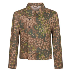 Blusa Panzerbluse alemana Segunda Guerra Mundial Erbsentarn, blusa unidades panzer - repro - talla L - Imagen 1 de 8