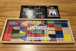 T.S. Shure Archiquest Architectural Elements No. 2060 Wooden Blocks 59 Pieces - Picture 1 of 7