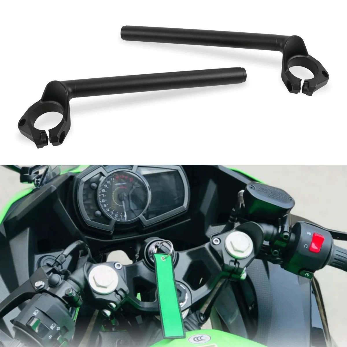 Motorcycle Handlebars for Kawasaki Ninja 500 for sale | eBay