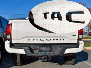 Letras de inserción de puerta trasera se adapta a emblema elevado 3D insignia de Toyota Tacoma 2016-2021 - Imagen 1 de 8