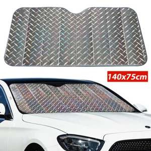 Car Foldable Windscreen Sunshade Heat Reflective Foldable SUV Window Cover Visor - Picture 1 of 18