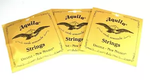 Aquila Ukulele Strings 3 Sets Concert Regular Nylgut Made in Italy - Picture 1 of 5