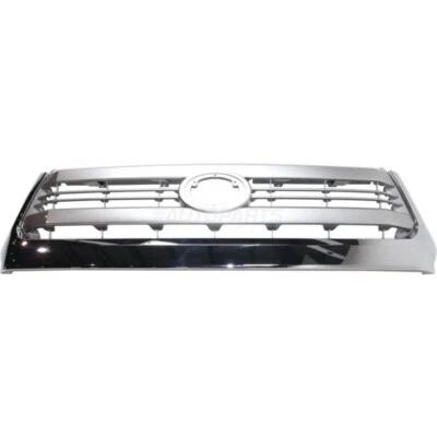 New Grille Fits 2014-15 Toyota Tundra TO1200376 Painted Silver Shell/Gray Insert - Image 1 of 4