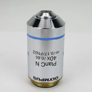 OLYMPUS PLANC N 40X/0.65 FN22 UIS2 MICROSCOPE OBJECTIVE LENS - Picture 1 of 5