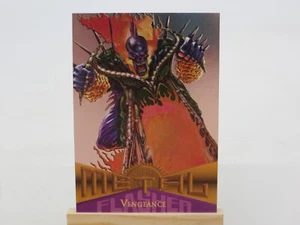 1995 Marvel Metal Silver Flasher Card #62 VENGENCE trading card single - - Picture 1 of 2
