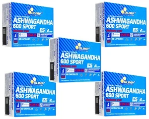OLIMP ASHWAGANDHA 600 SPORT 15-300 caps. INDIAN GINSENG FREE WORLDWIDE SHIPPING - Picture 1 of 8