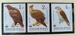 TIMBRE STAMP 3 HONGRIE Y&T#2864-66 OISEAU RAPACE BIRD NEUF**/MNH-MINT 1983 ~F20 - Imagen 1 de 1