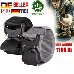 1-2er Gürtel Armee Herren Militär Taktischer Military Gürtel Belt Nylon Schnalle - Bild 1 von 26