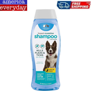 Sergeant's Guardian Flea & Tick Dog Shampoo, Clean Cotton Scent, 18 oz *New*