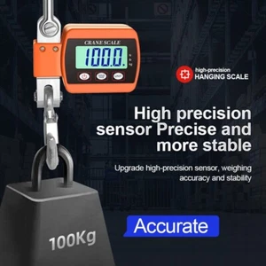 Crane Hanging Scale 500Kg x 0.05g & Portable LCD Digital Electronic Weighing - Picture 1 of 13