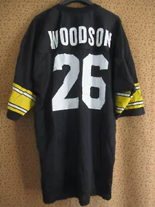Maillot Steelers Pittsburgh Jersey Champion Woodson Football Americain - 48 / XL - Imagen 1 de 6