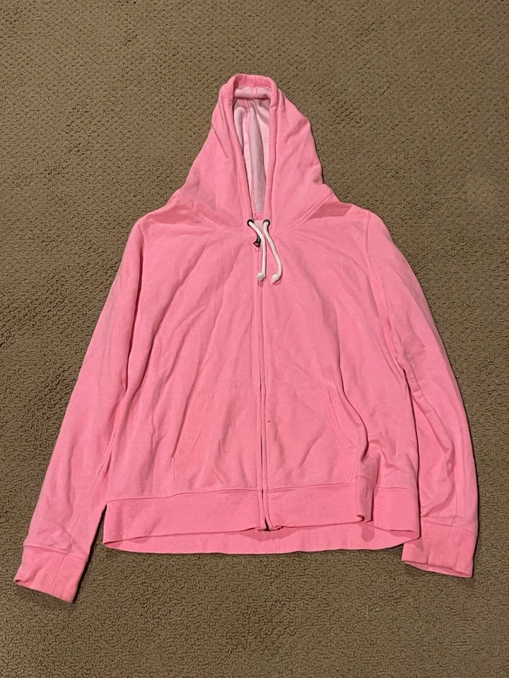 Sudadera con capucha de manga larga rosa con cremallera talla XL xhilaration para mujer Foto 1 de 2