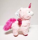 Kellytoy Pegasus Unicorn Stuffed Plush Hot Pink Tail Sparkle Wings Horn NWT 13"