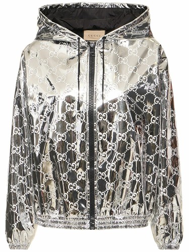 GUCCI Giacca tecnica con zip Gg Mirror Taglia 10 Esaurita Nuova con etichette