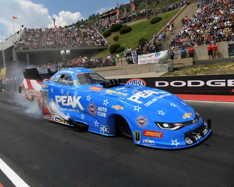 John Force Pro Stock Camaro Peak Funny Car Poster 8"x10" Photo Cover