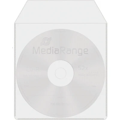 100 Stück MediaRange® CD DVD Sleeve Hülle Plastikhüllen Folienhüllen Schutzhülle - Bild 1 von 2