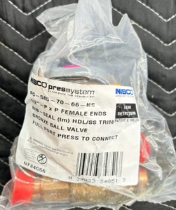 NIBCO 1/2" -P x P Female Ends NIB-Seal (PC-585-70-66-NS) - Picture 1 of 4
