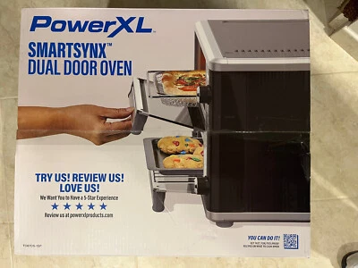 PowerXL SmartSynx 1700W Dual Door Toaster Oven and Air Fryer * * NEW IN BOX* *  - Image 1 of 4
