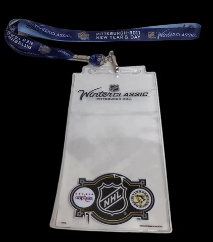 Pittsburgh Penguins v. Capitals 2011 Winter Classic Ticket Holder Lanyard Heinz Cover